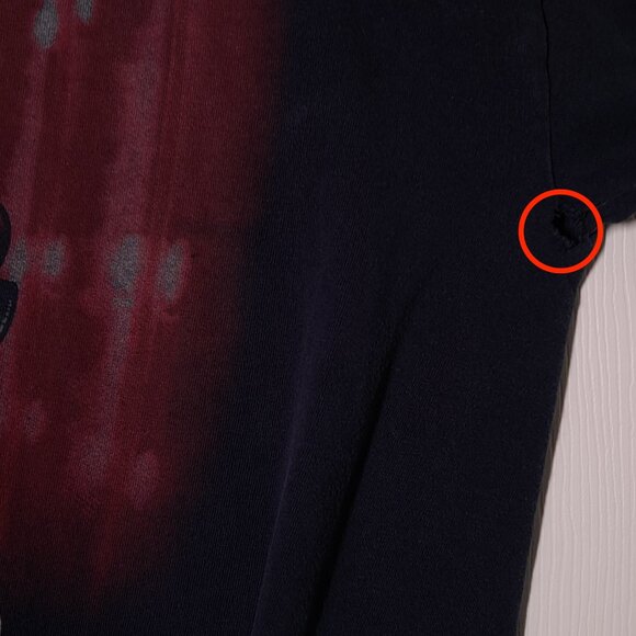 Disney Star Wars Weekends 2012 Donald Duck Darth Maul USED Shirt: DISTRESSED, XL - Picture 9 of 13